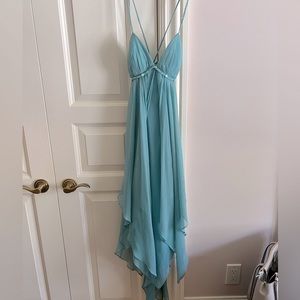 BCBG beaded halter dress prom